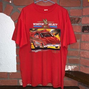 Vintage 1994 Sport Service NHRA Finals Winston Select 30th Annual Red T-Shirt